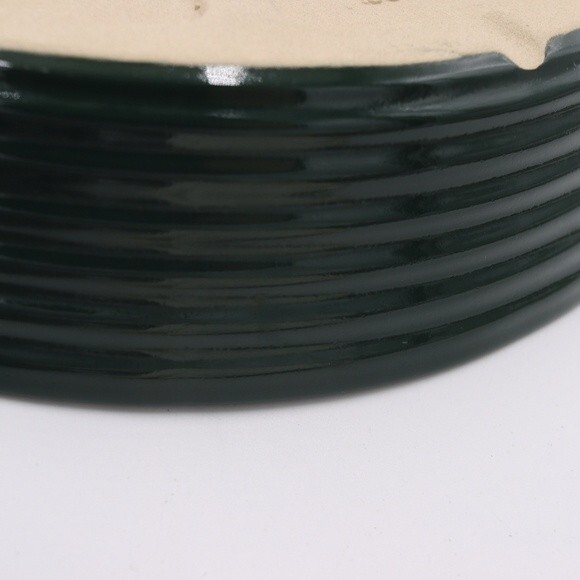 Pampered Chef New Traditions Green 11" Deep Dish Stoneware Baker 1393 - Picture 3 of 13